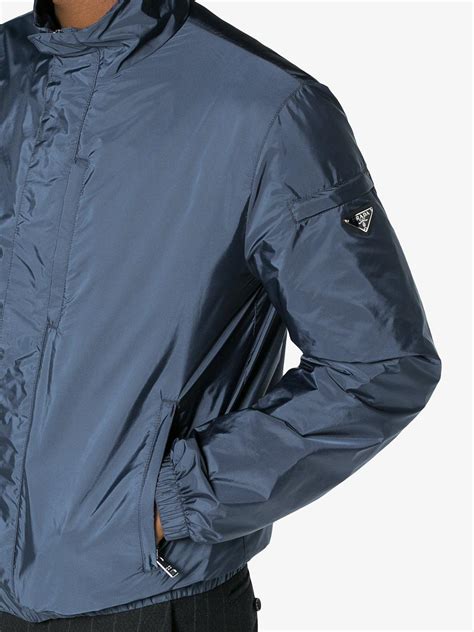 prada mens blue jacket|prada menswear shop online.